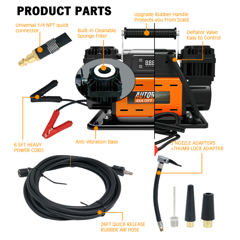 Compresor 300 L/min doble pistón 150PSI