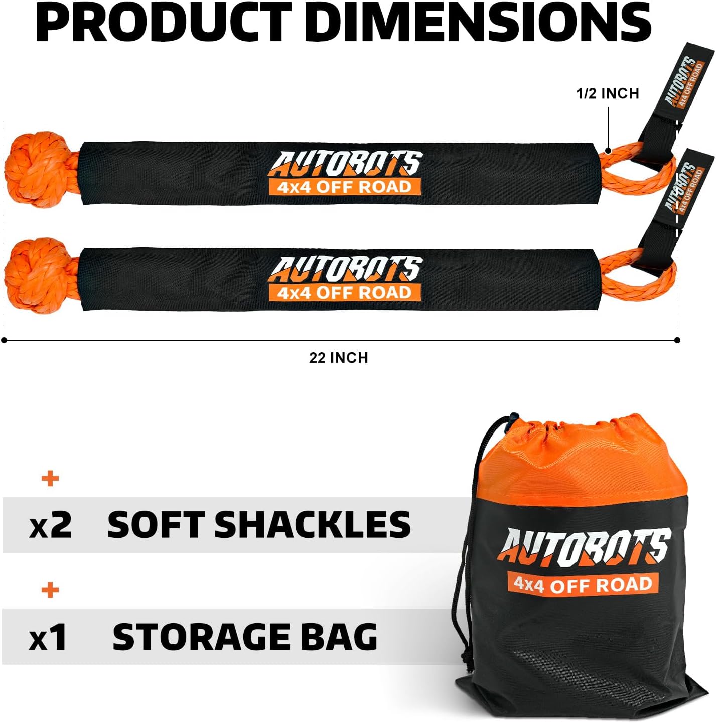 Grillete sintético kit 2 pcs