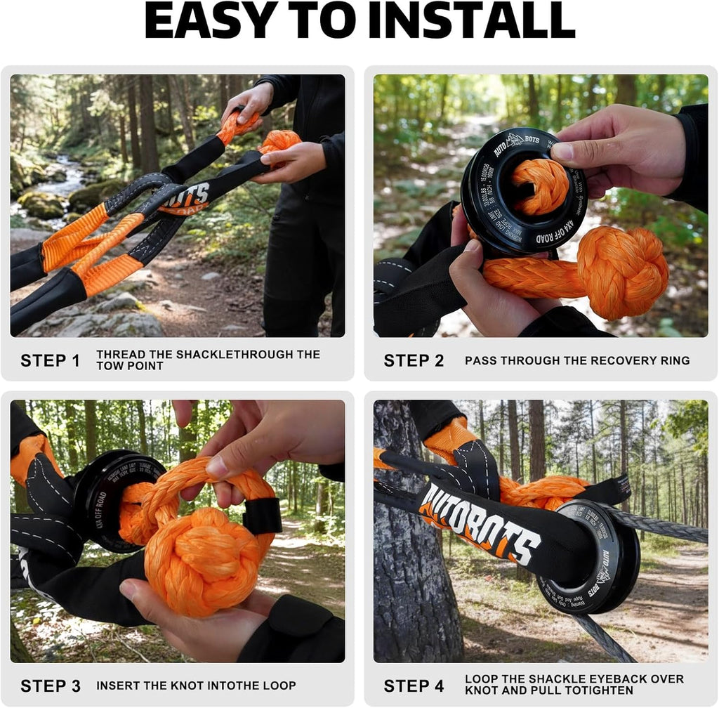 Grillete sintético kit 2 pcs