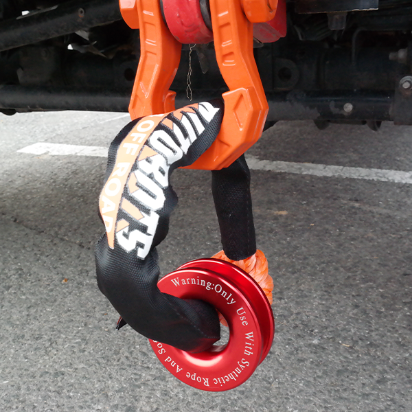 Polea de aluminio para piola sintética