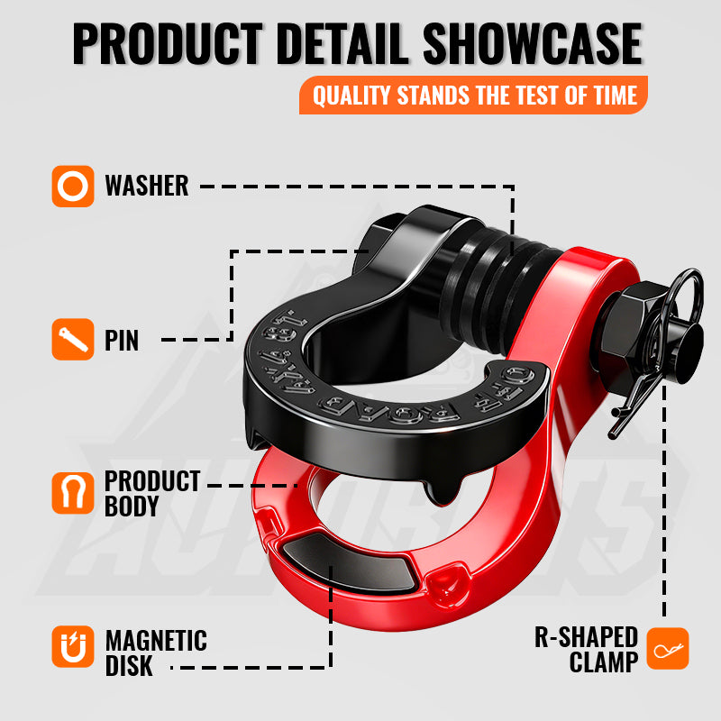 Grillete dividido 8T par