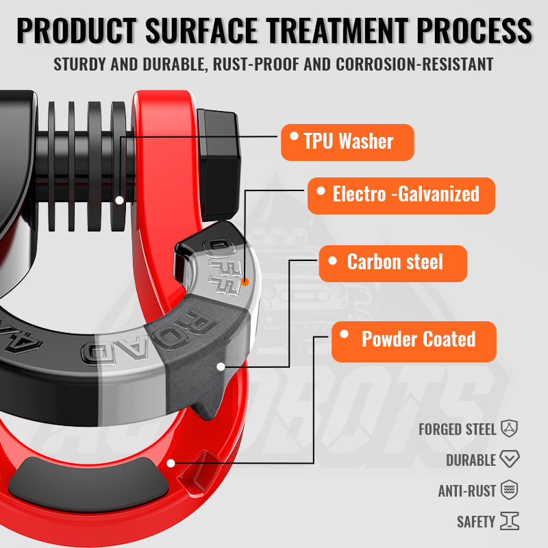 Grillete dividido 8T par