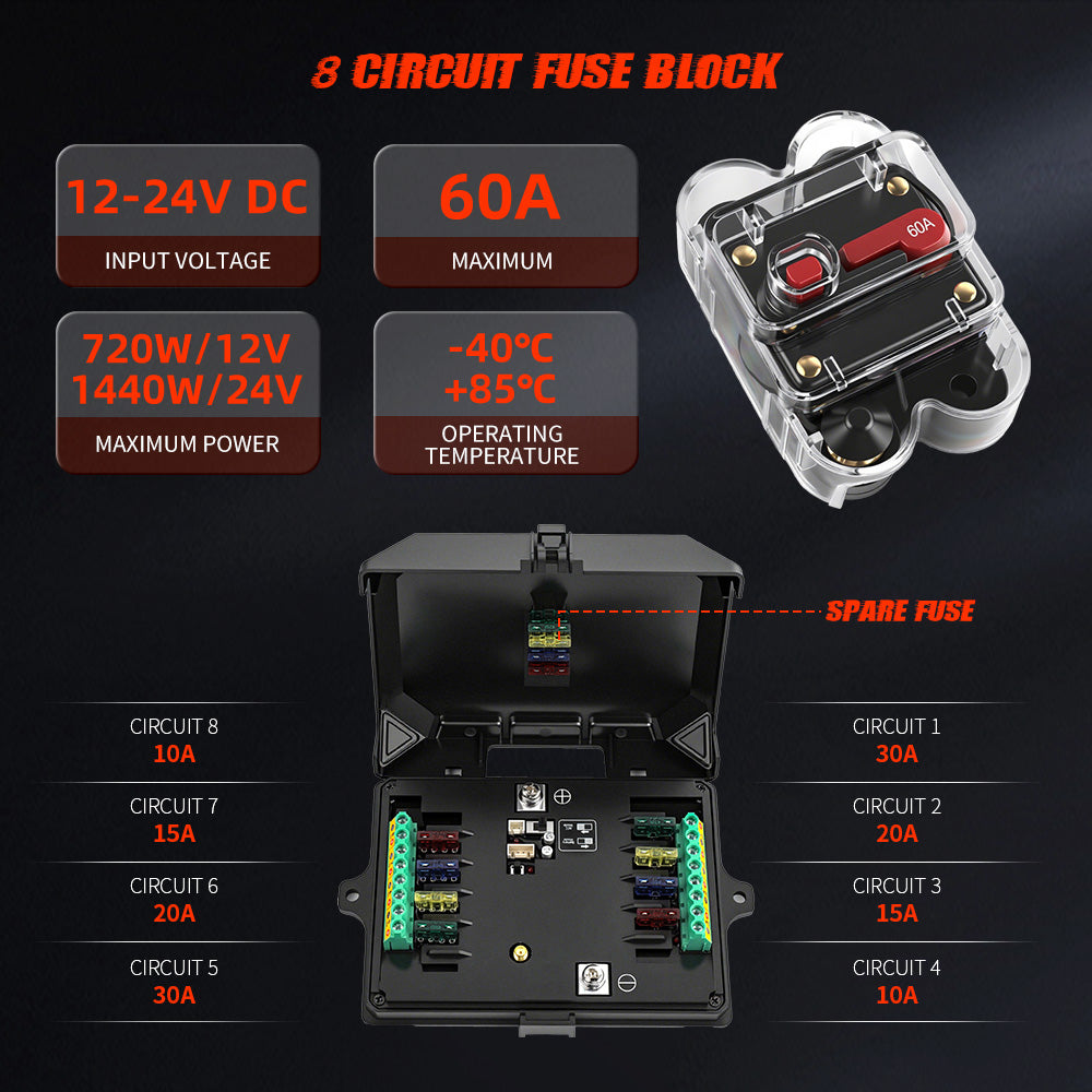 Botonera 8 teclas con control inalámbrico